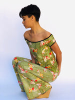 BELL BOTTOMS GREEN PIN UP/COCONUT (long length)