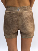 BOYS SHORTS PEACOCK/FAUX SUEDE