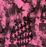 SPORTS BRA PINK GRAFFITI/ PINK STARS